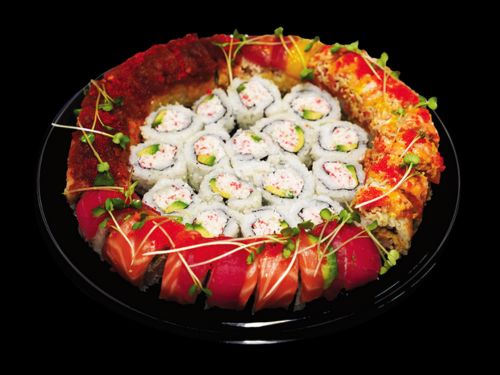 16 pcs California rolls 24 pcs Special Rolls (chef's choice)