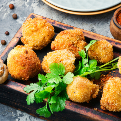 (Veg) Fried Risotto Balls Platter