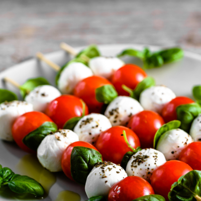 (Veg) Caprese Skewers Platter