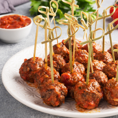 Classic Meatball Marinara Platter