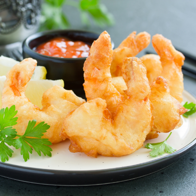 Coconut Shrimp Tempura Platter